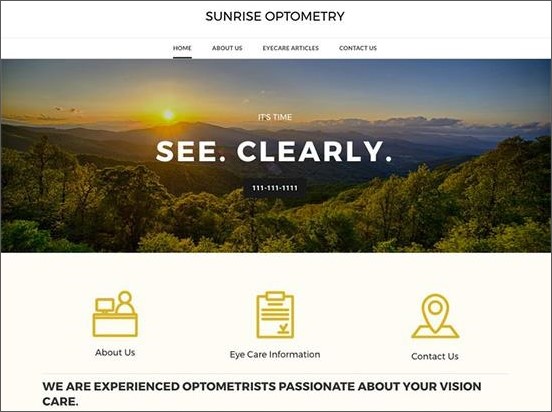 website header of a mountain with the sun rising